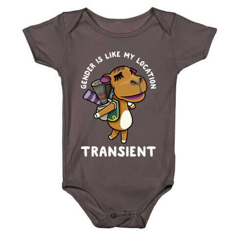 Gender is Like My Location Transient Sahara Baby One-Piece