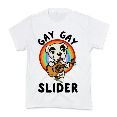 Gay gay slider lgbtq KK Slider Kids T-Shirt