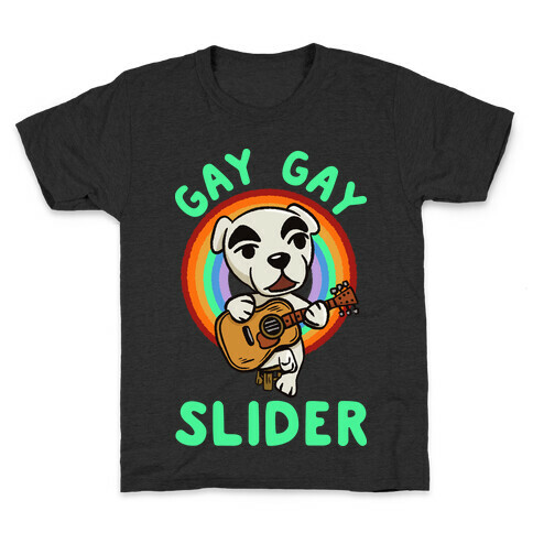 Gay gay slider lgbtq KK Slider Kids T-Shirt