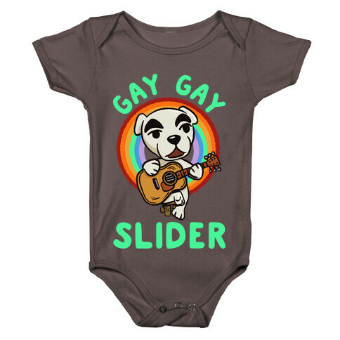 Gay gay slider lgbtq KK Slider Baby One-Piece