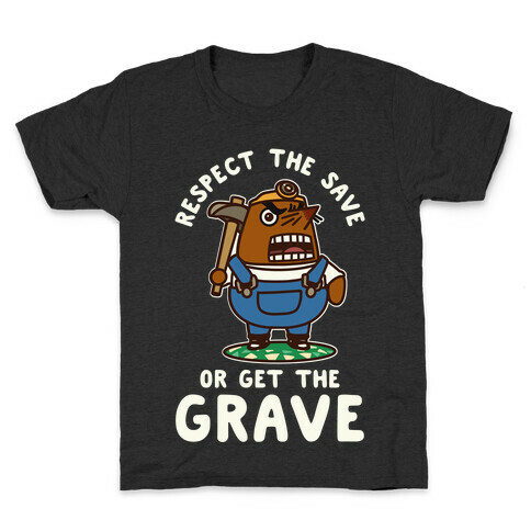 Respect the Sage or Get the Grave Mr. Resetti Kids T-Shirt