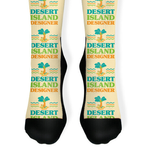 Desert Island Designer (Animal Crossing) Sock