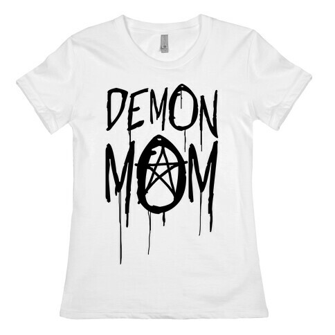 Demon Mom Womens T-Shirt