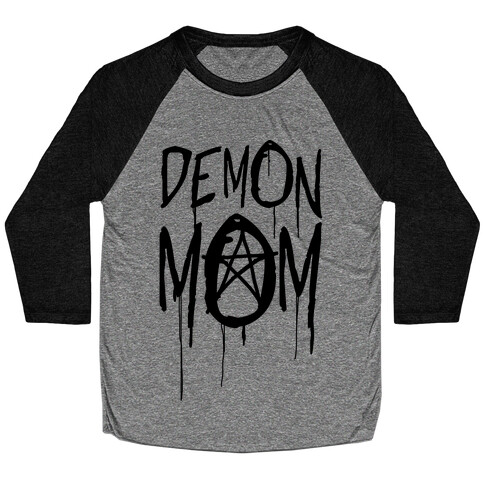 Demon Mom Baseball Tee