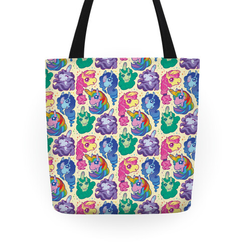 Unicorn Penis Pattern Tote