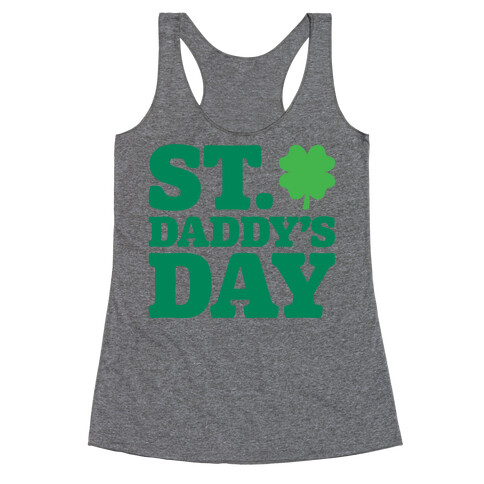 St. Daddy's Day Racerback Tank Top