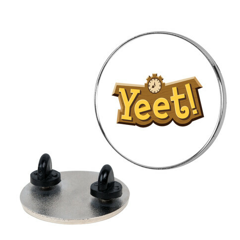 Yeet! Animal Crossing Parody Pin