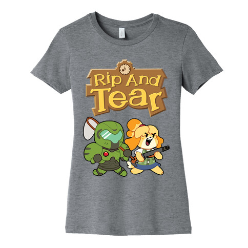 Rip And Tear Womens T-Shirt