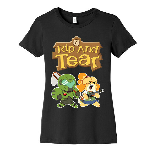 Rip And Tear Womens T-Shirt