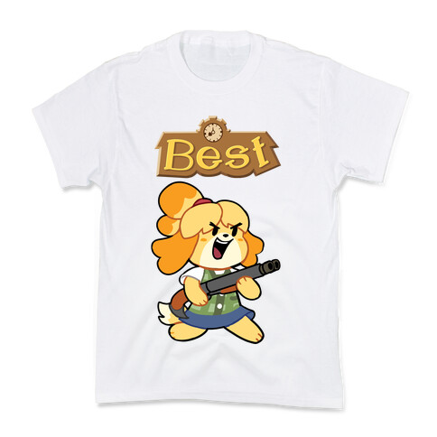 Best Friends Doomguy and Isabelle Kids T-Shirt