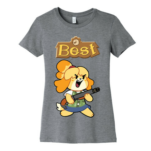 Best Friends Doomguy and Isabelle Womens T-Shirt