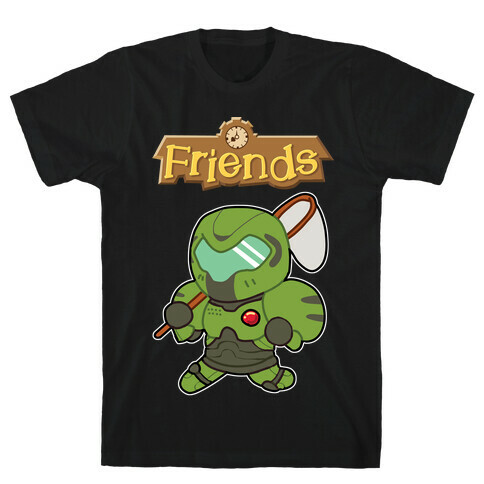 Best Friends Doomguy and Isabelle T-Shirt