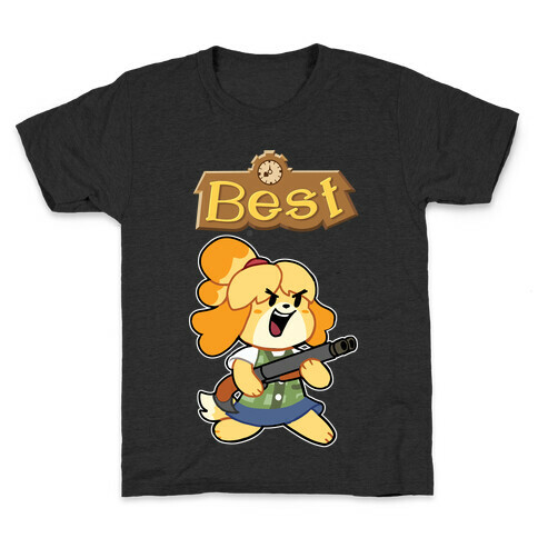 Best Friends Doomguy and Isabelle Kids T-Shirt