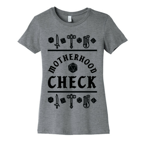 Motherhood Check Womens T-Shirt