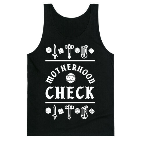 Motherhood Check Tank Top