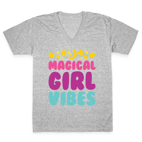 Magical Girl Vibes V-Neck Tee Shirt