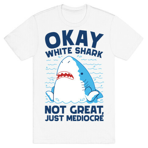 Okay White Shark T-Shirt