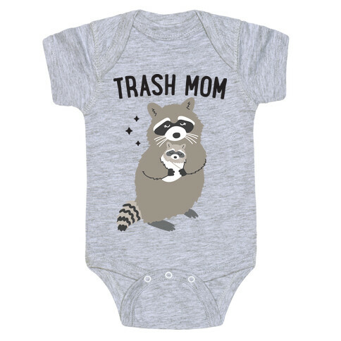 Trash Mom Raccoon Baby One-Piece