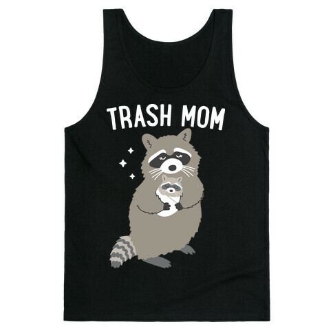 Trash Mom Raccoon Tank Top