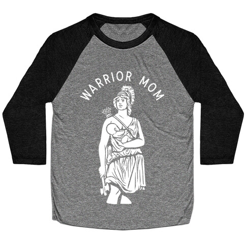 Warrior Mom Baseball Tee