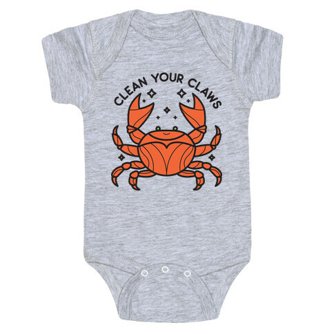 Clean Your Claws Crab Baby One-Piece