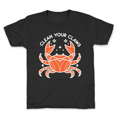 Clean Your Claws Crab Kids T-Shirt