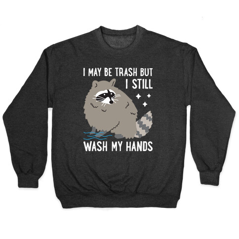 I May Be Trash But I Still Wash My Hands Raccoon Pullover