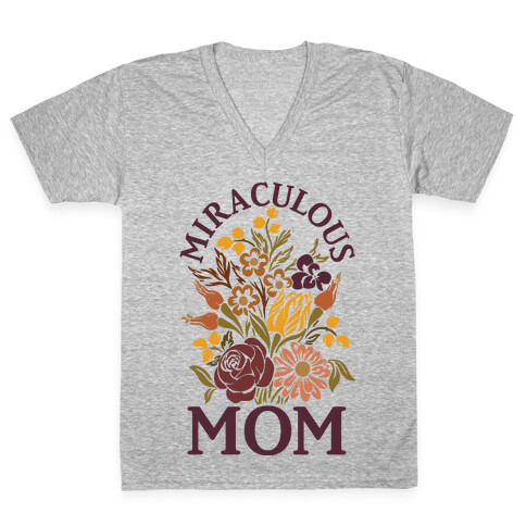 Miraculous Mom V-Neck Tee Shirt