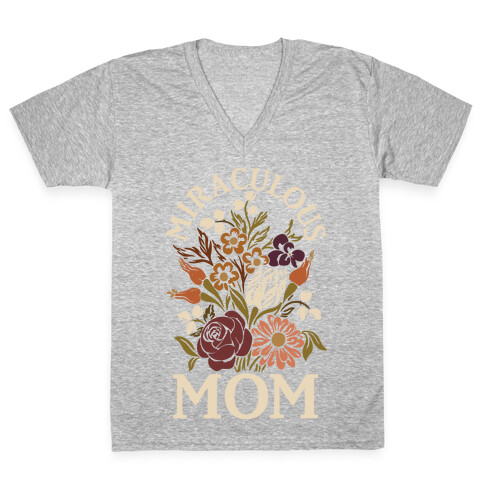 Miraculous Mom V-Neck Tee Shirt