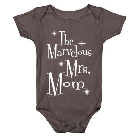 The Marvelous Mrs. Mom Baby One-Piece