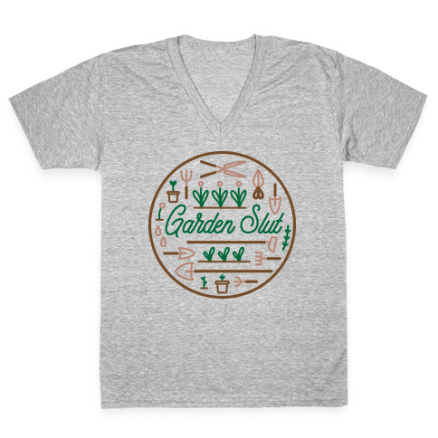 Garden Slut V-Neck Tee Shirt