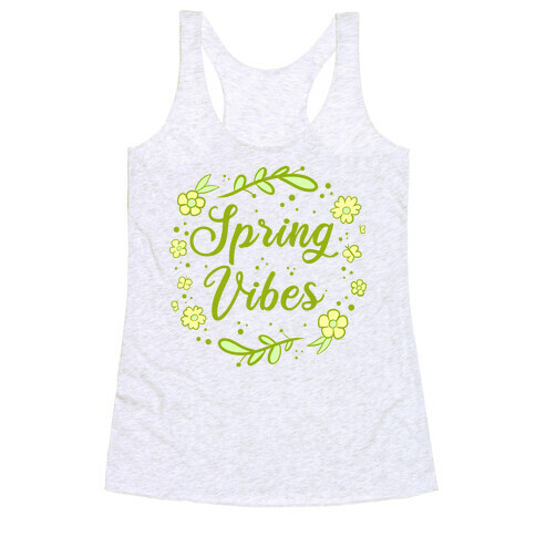 Spring Vibes Racerback Tank Top