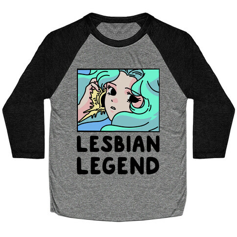 Lesbian Legend Neptune Baseball Tee