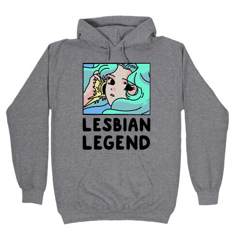 Lesbian Legend Neptune Hooded Sweatshirt
