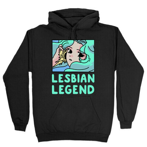 Lesbian Legend Neptune Hooded Sweatshirt