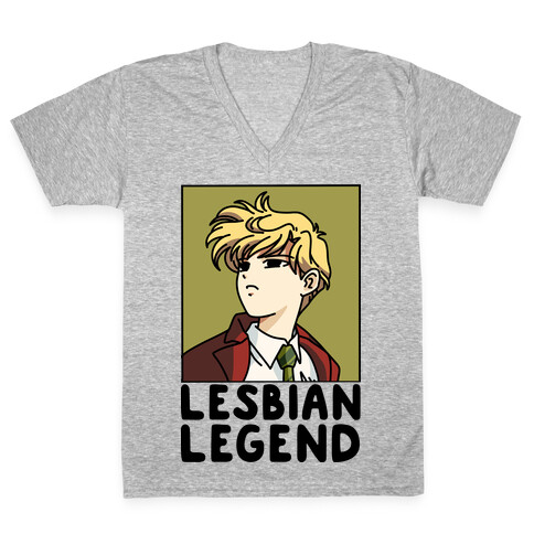 Lesbian Legend Uranus V-Neck Tee Shirt