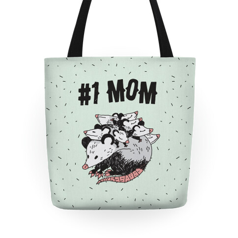 #1 Mom Opossum  Tote