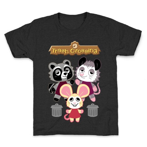 Trash Crossing Kids T-Shirt