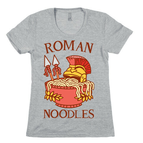 Roman Noodles Womens T-Shirt