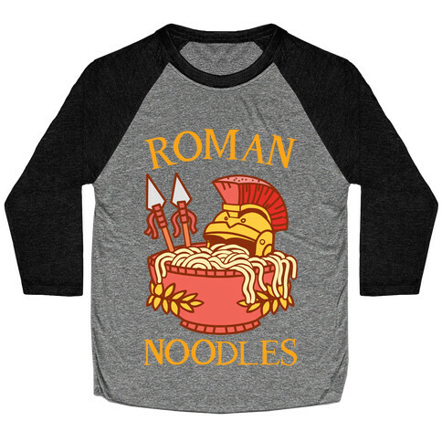 Roman Noodles Baseball Tee