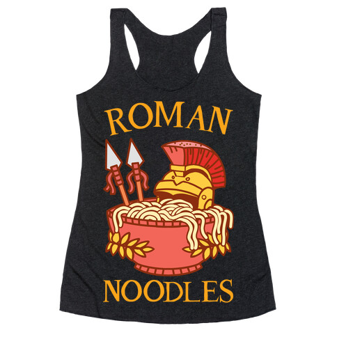 Roman Noodles Racerback Tank Top