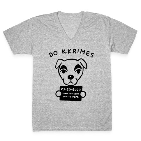 Do K.K.rimes KK Slider Parody V-Neck Tee Shirt