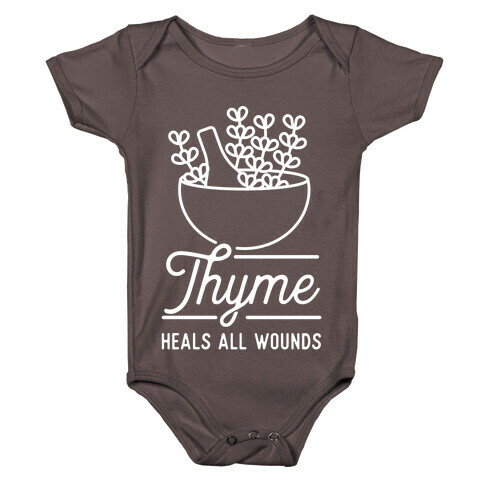 Thyme Heals All Wounds Baby One-Piece