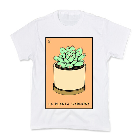 La Planta Carnosa Succulent Loteria Kids T-Shirt