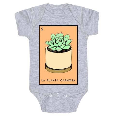 La Planta Carnosa Succulent Loteria Baby One-Piece