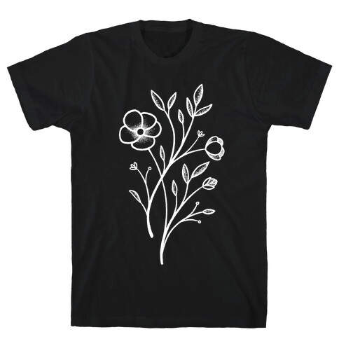 Wildflower Stippled Tattoo T-Shirt