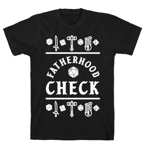 Fatherhood Check T-Shirt