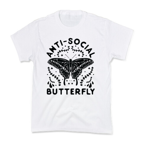 Anti-Social Butterfly Kids T-Shirt