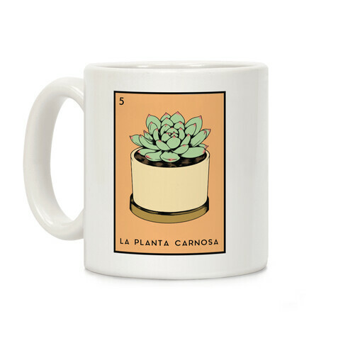 La Planta Carnosa Succulent Loteria Coffee Mug