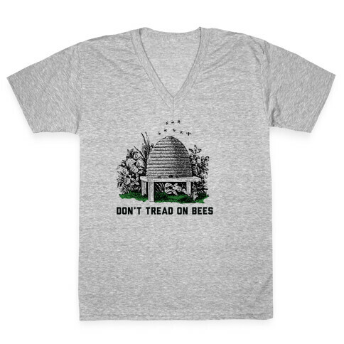 Don't Tread on Bees V-Neck Tee Shirt